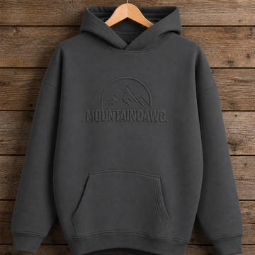 Iconic Embossed Hoodie - Stormy Mountain