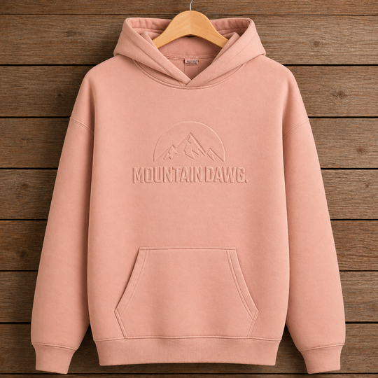 Iconic Embossed Hoodie - Forest Green