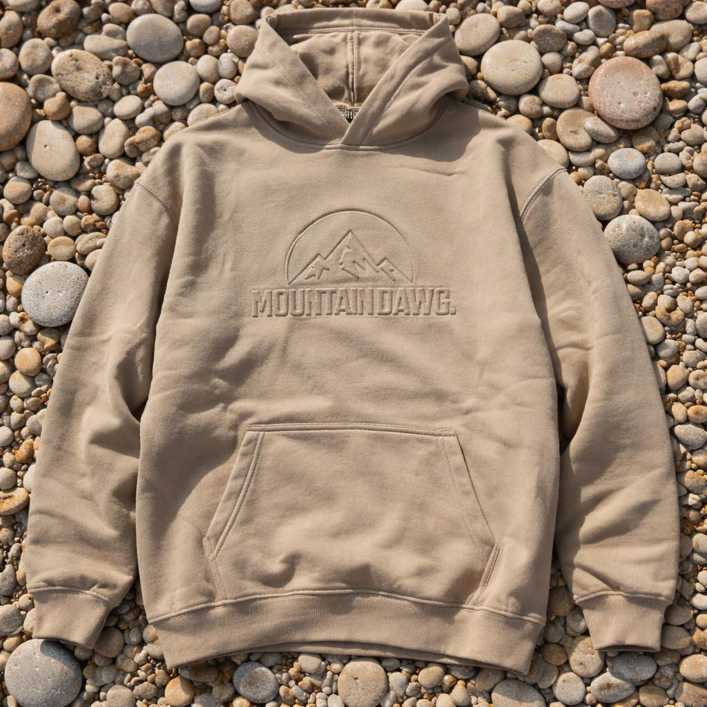 Iconic Embossed Hoodie - Forest Green