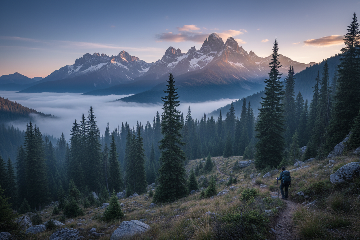 Mountain wilderness trail