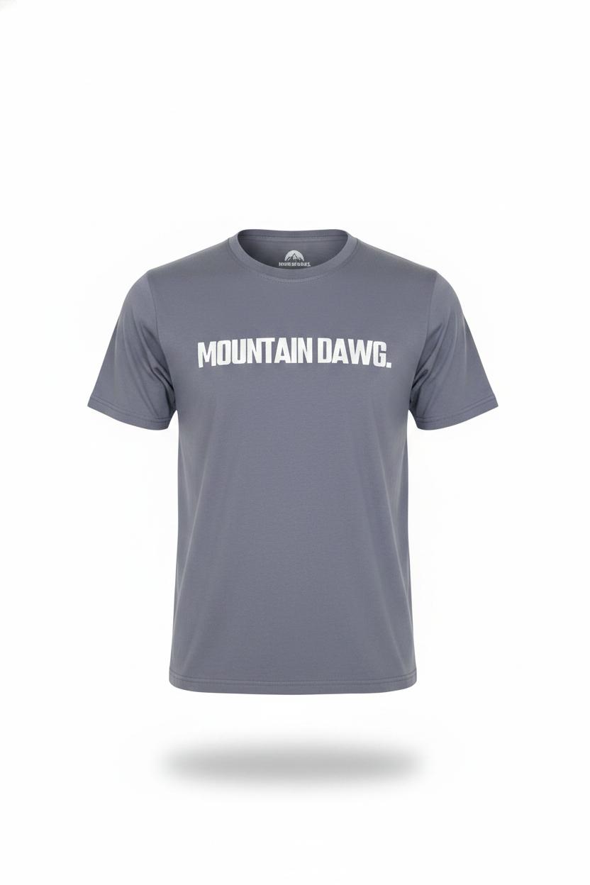 Mountain Dawg Classic Regular Fit Tee in Navy — ghost shot | Mountain Dawg