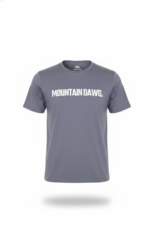 Mountain Dawg Classic Regular Fit Tee in Navy — ghost shot | Mountain Dawg