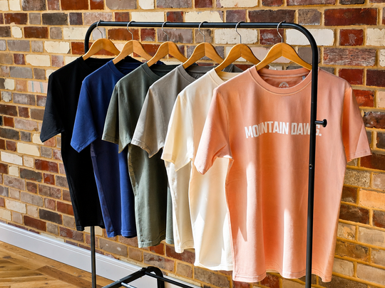 Mountain Dawg Classic Regular Fit Tees — row of colours | Mountain Dawg